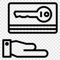 security, access, card, key icon svg