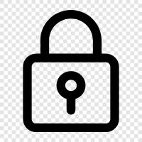security, locks, key, stainless icon svg