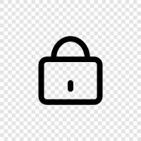 security, safe, door, key icon svg