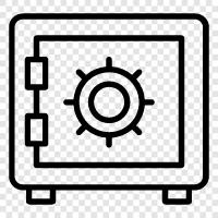 security box, locks, security, burglary icon svg