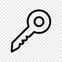 Security, Encryption, Privacy, Key icon svg