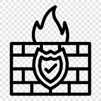 security, protect, blocking, online icon svg
