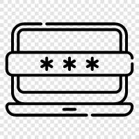 security, encryption, authentication, password icon svg