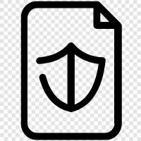 Security, Document, Safe, Protected Document icon svg