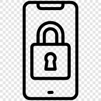 security, phone, phone lock, phone security icon svg