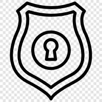 security, hard drive, data, privacy icon svg