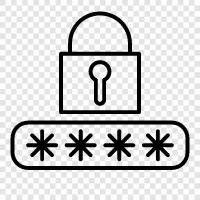 security, encryption, login, user password icon svg