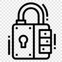 security, locks, key, keychain icon svg