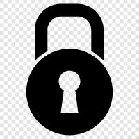 security, safe, key, door icon svg
