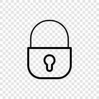 security, door, key, door knob icon svg