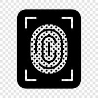 security, identification, criminal, forensics icon svg