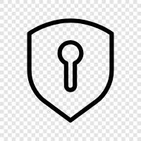 security, lock, security system, home security icon svg