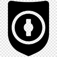 security devices, security systems, security bolts, security screws icon svg