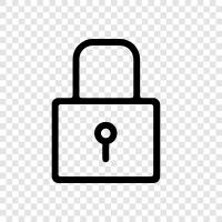 security, safe, key, door icon svg