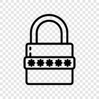 security, password management, encryption, authentication icon svg