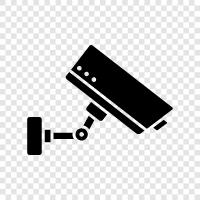security, surveillance, CCTV icon svg