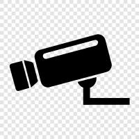 security, surveillance, video, safety icon svg