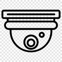 security, surveillance, video, recording icon svg