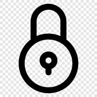 security, safe, door, key icon svg