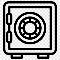 security, safe house, safe deposit box, safe driving icon svg