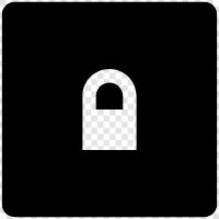 Security, Key, Door, Keyhole icon svg