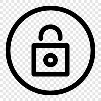 security, door, safe, key icon svg