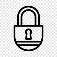 security, lock, key, locking icon svg