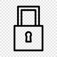 security, locks, closed, secure icon svg