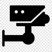 security, surveillance, video, monitoring icon svg