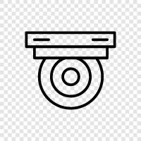 security, surveillance, monitoring, recording icon svg