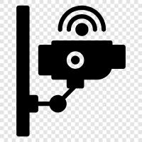 security, surveillance, monitoring, protection icon svg