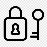 Security, Key, Safe, Lock icon svg