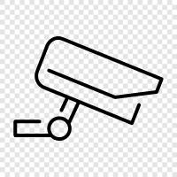 security, surveillance, recording, monitoring icon svg