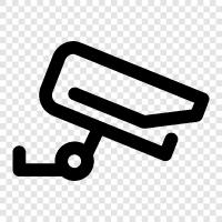 security, surveillance, monitoring, recording icon svg