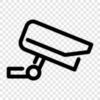 security, surveillance, video, recording icon svg