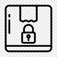 Security Package, Secure Package icon svg