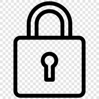 security, lock, safe, key icon svg