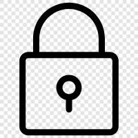 security, lock, key, safe icon svg