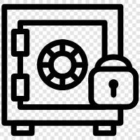 security vault, safe, security safe, vault security system icon svg