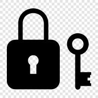 security, lock, key, combination icon svg