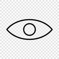 see, watch, see through, observation icon svg