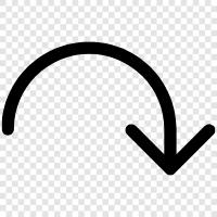 semi circle, arrow, design, graphic icon svg