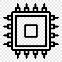 semiconductor, fab, design, product icon svg