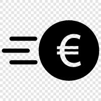 Euro gönder, Euro nakit gönder, İngiltere'ye Euro gönder ikon svg