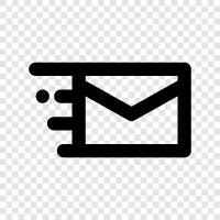 send mail, send email, send a message, send a parcel icon svg