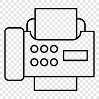 senden, Fax senden, Faxgerät, Fax Software symbol