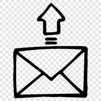 sending mail, mail, email, mail sending icon svg