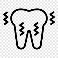 Sensitive Teeth, Brushing Sensitive Teeth, Tooth Sensitivity, Sensitive Tooth icon svg