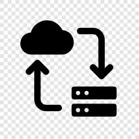 Server Cloud, Cloud Server Hosting, Cloud Server Provider, Cloud Server Software symbol