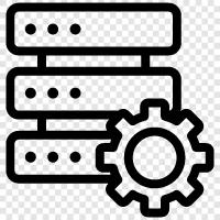 server config, server options, server settings, server configuration icon svg